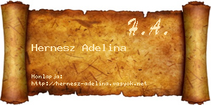 Hernesz Adelina névjegykártya